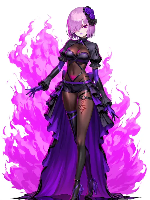 Thumbnail Corrupted Mashu Kyrielight FateGO Unveiled by CheetahSperm18 in animebodysuits