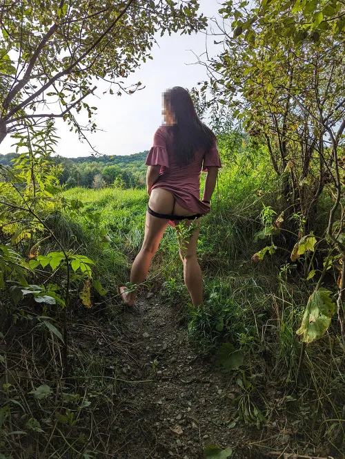 Thumbnail Nature Hike Sensation: No Panties Allowed by ukekitty