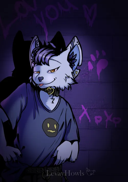 Thumbnail Introducing My 1st Official OC by LevayHowls in Furry Category