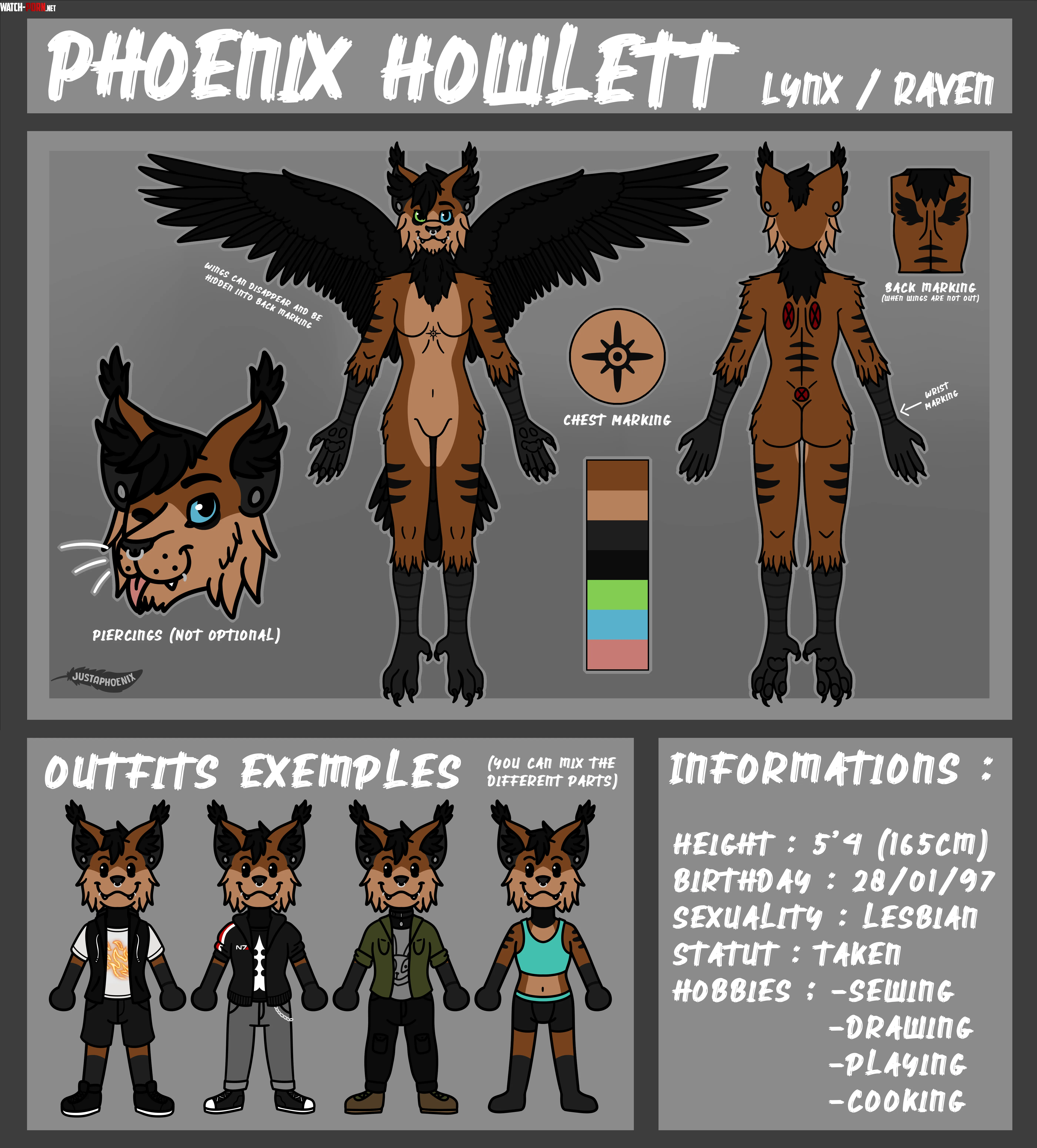 Finally finished my refsheet  by Dizzylizzy277