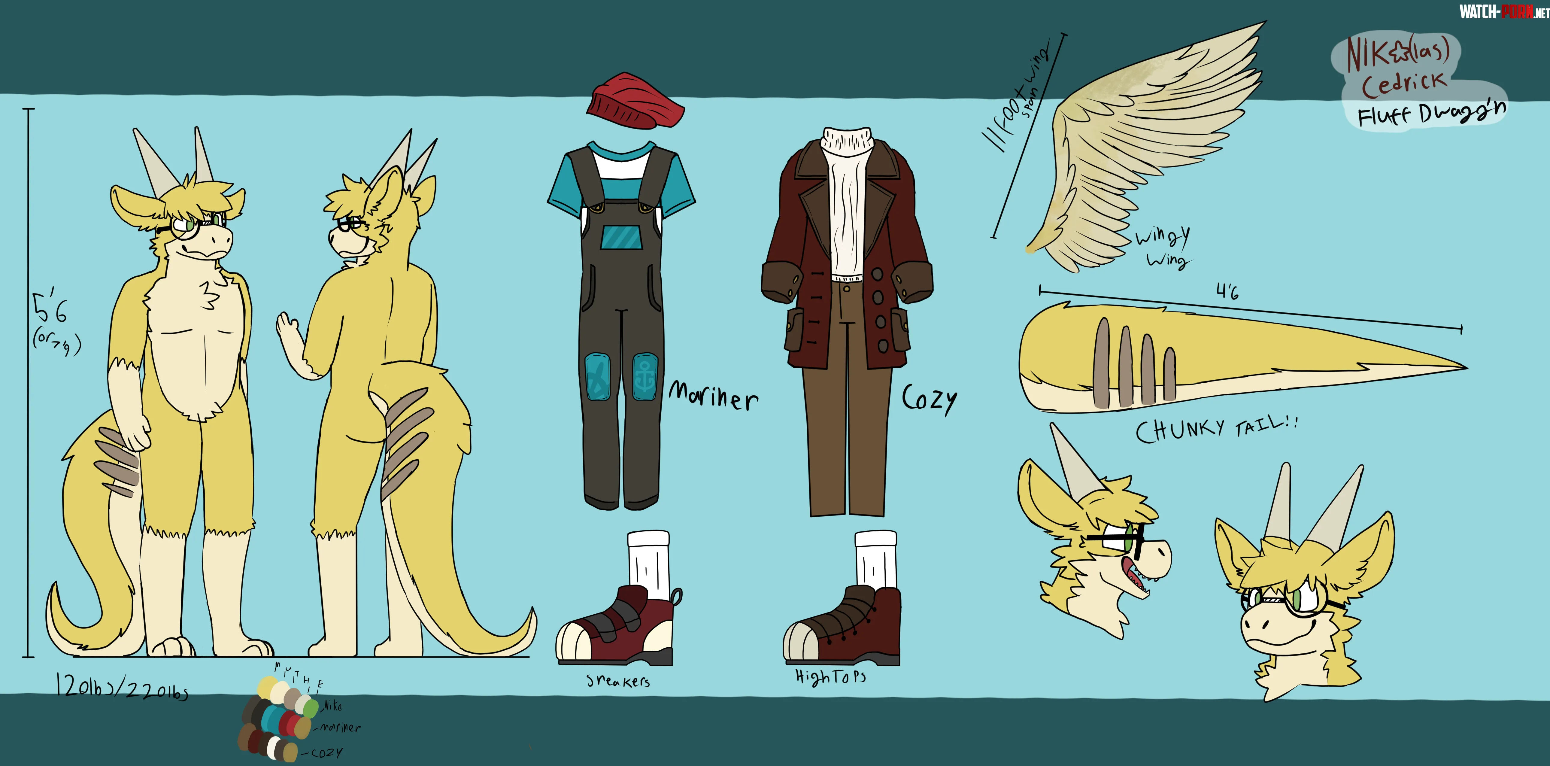 Niko Reference sheet by Niko-fluffer