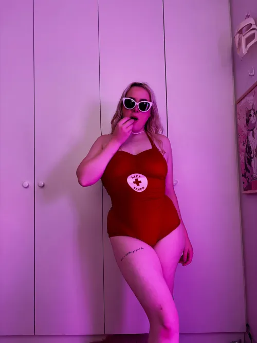 Thumbnail Lifeguard on Duty: Warmhelen's Cosplay Adventure | NSFWCostumes