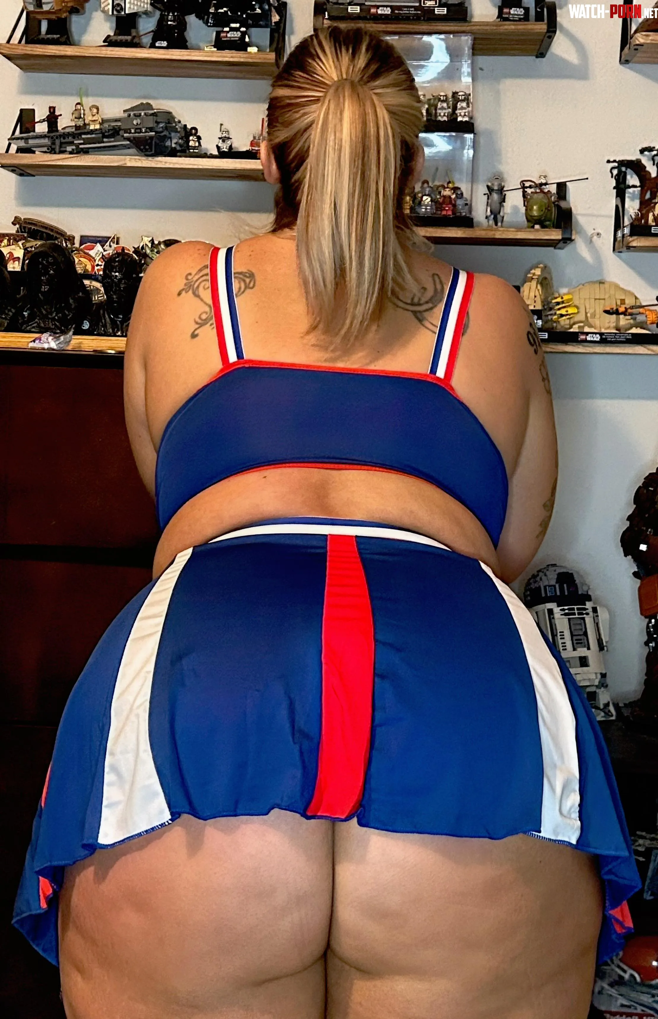 This chubby cheerleader ass doesnt shake it gets slapped by Think_Neighborhood84