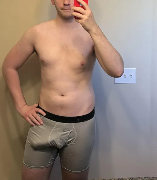 Thumbnail Grey Sweatpants Rule: Boxers Edition Unveiled | younghungandcockyy