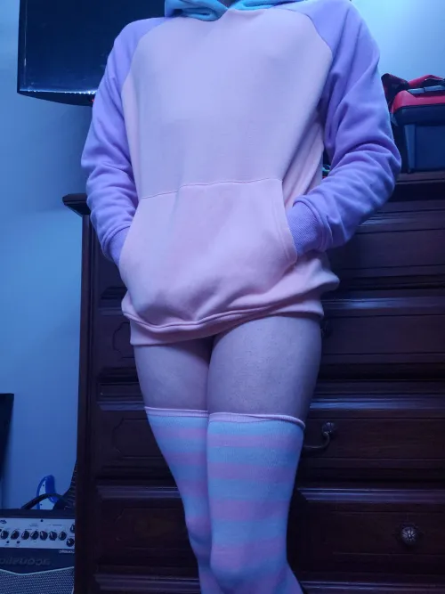 Thumbnail Matching Trans Flag Colors: A Stylish Discovery by Skinniestfemboy