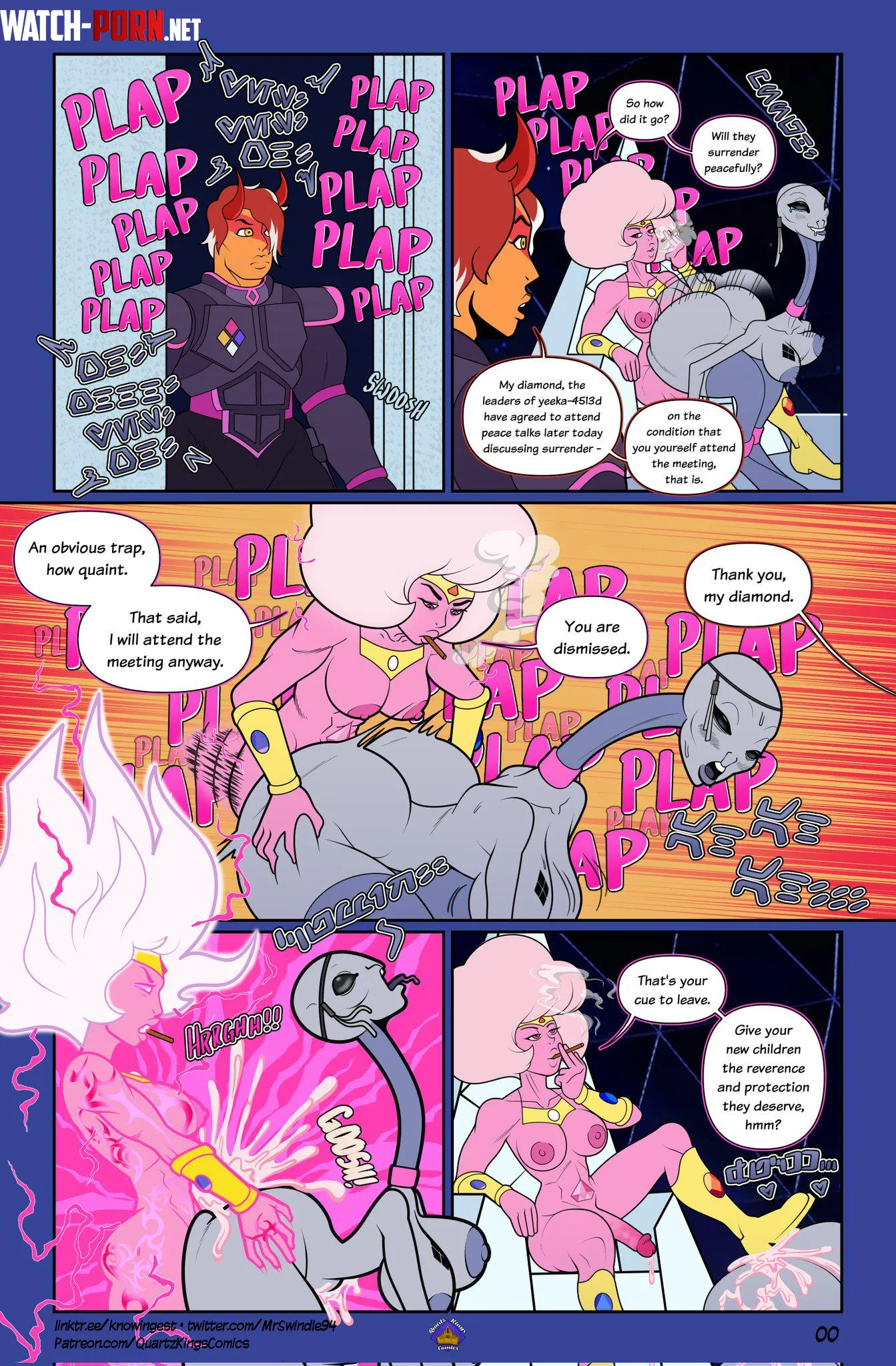 A Predictable Trap all hail empress pink au Art by MrSwindle94UnknowingestArt  by Ilikeapples0001