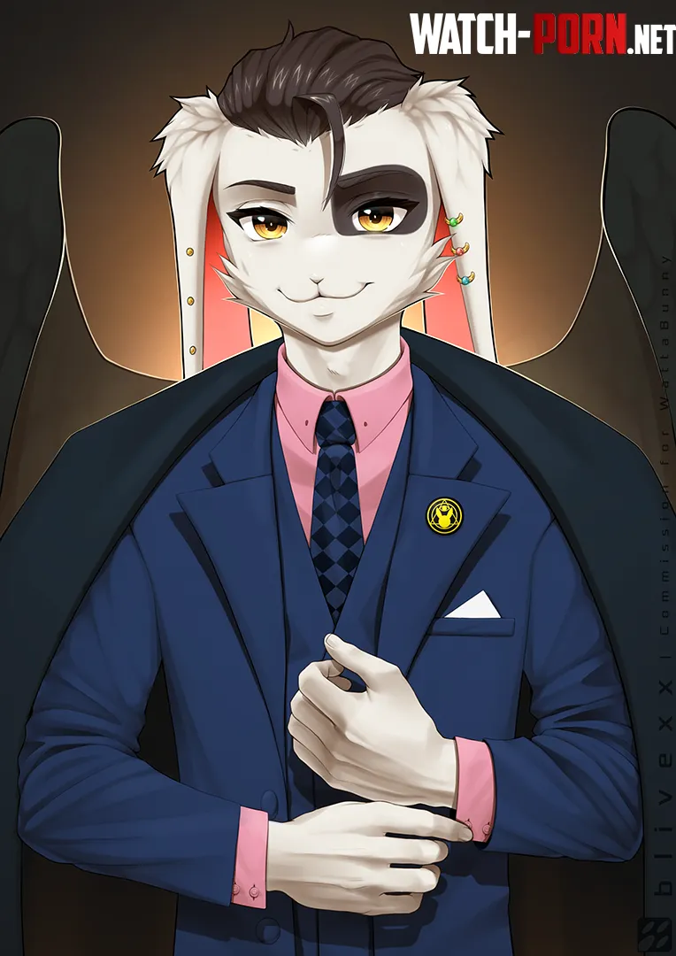 Business Bunny by blivexx_art