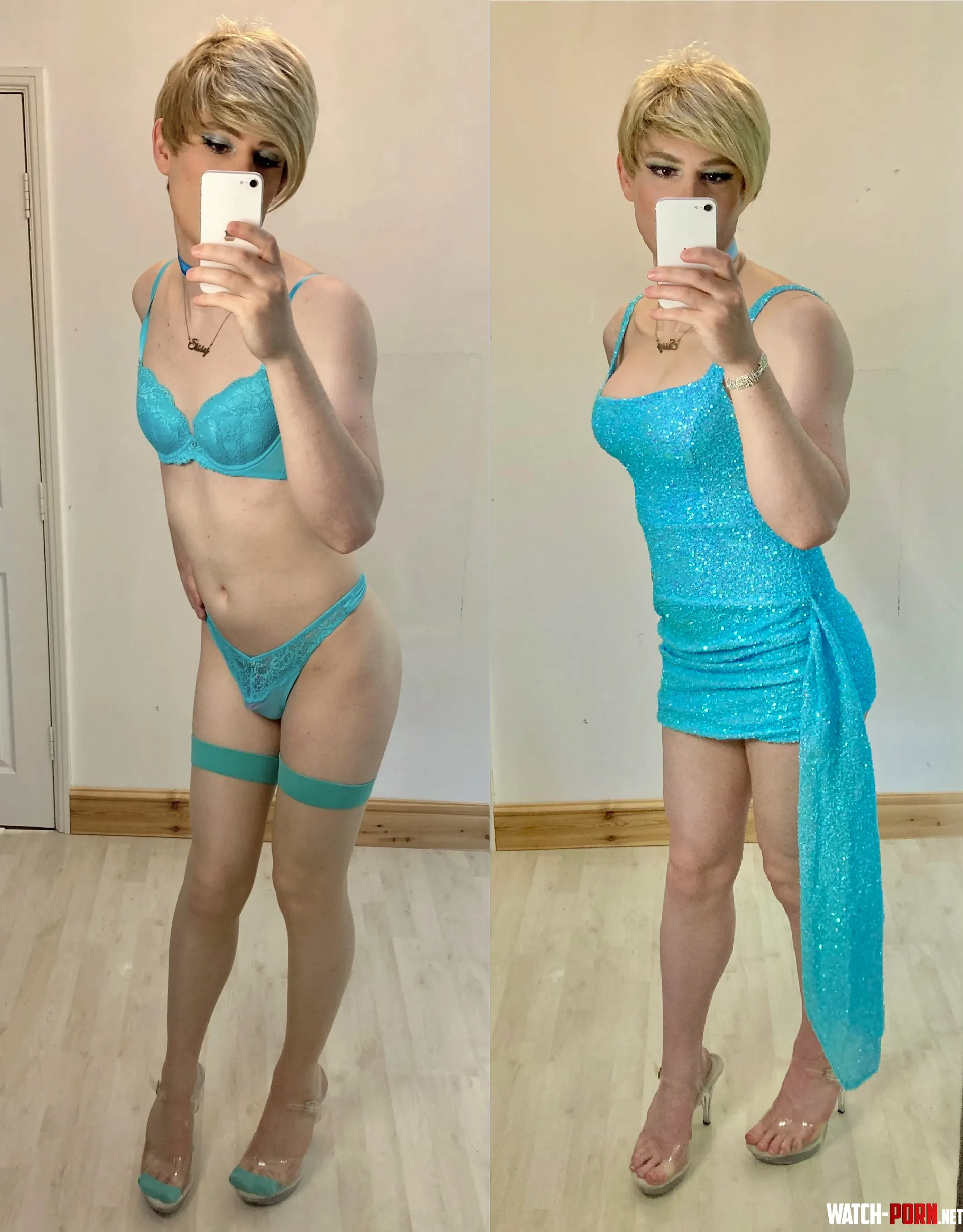 Which of my teal outfits do I wear  by Sissy-JJ