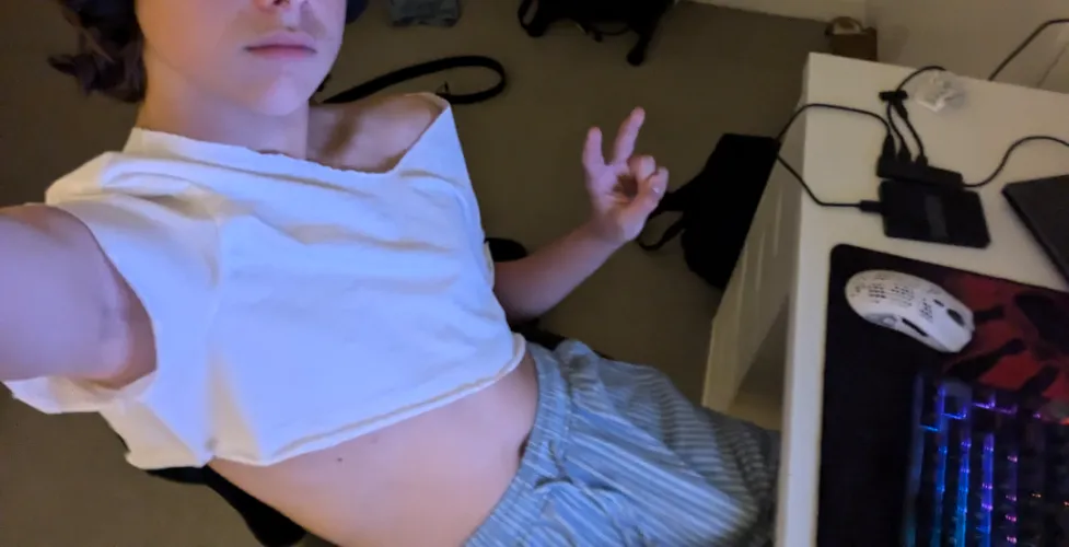 Thumbnail Insecurities Revealed: femboi017's Crop Top Confession