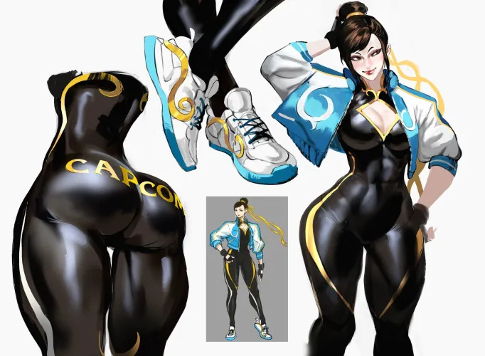 Thumbnail Fit Drawing Girls: ChunLi Vaqiita Street Fighter | Throwawheylmao