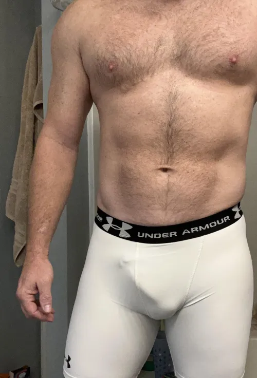 Thumbnail Exploring the Art of Visible Bulges at 50 | fit_throwaway_3 | Bulges