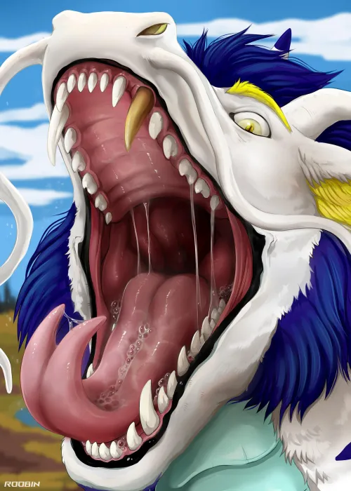 Thumbnail Mystical Image: Dive into Dragon Maw by WalterWolf34 | Vore category