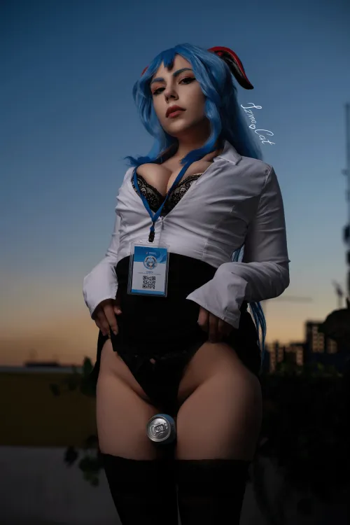 Thumbnail Genshin Impact Secretary Ganyu Cosplay by Izmacat | iam_izmacat