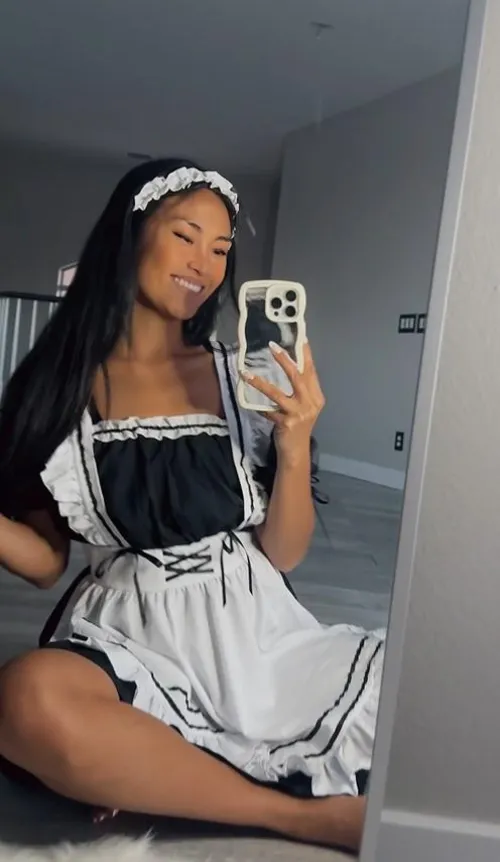 Thumbnail Cleaning by Day, Playing by Night by sunshinemaidxo | Frenchmaid Category