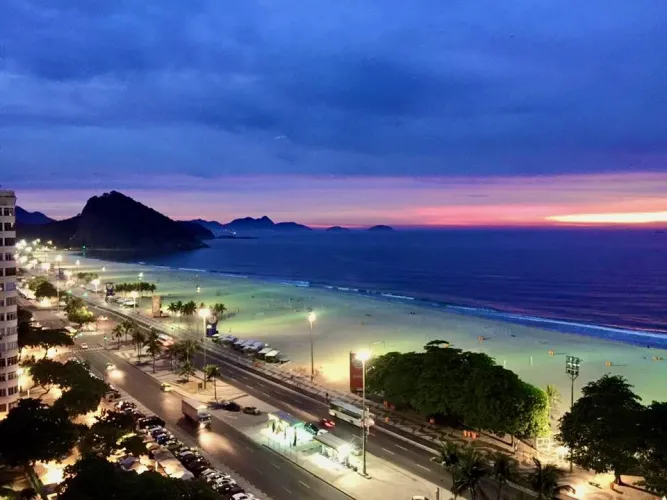 Thumbnail Iconic Beach Scene: Copacabana Rio De Janeiro by No-Author-2358