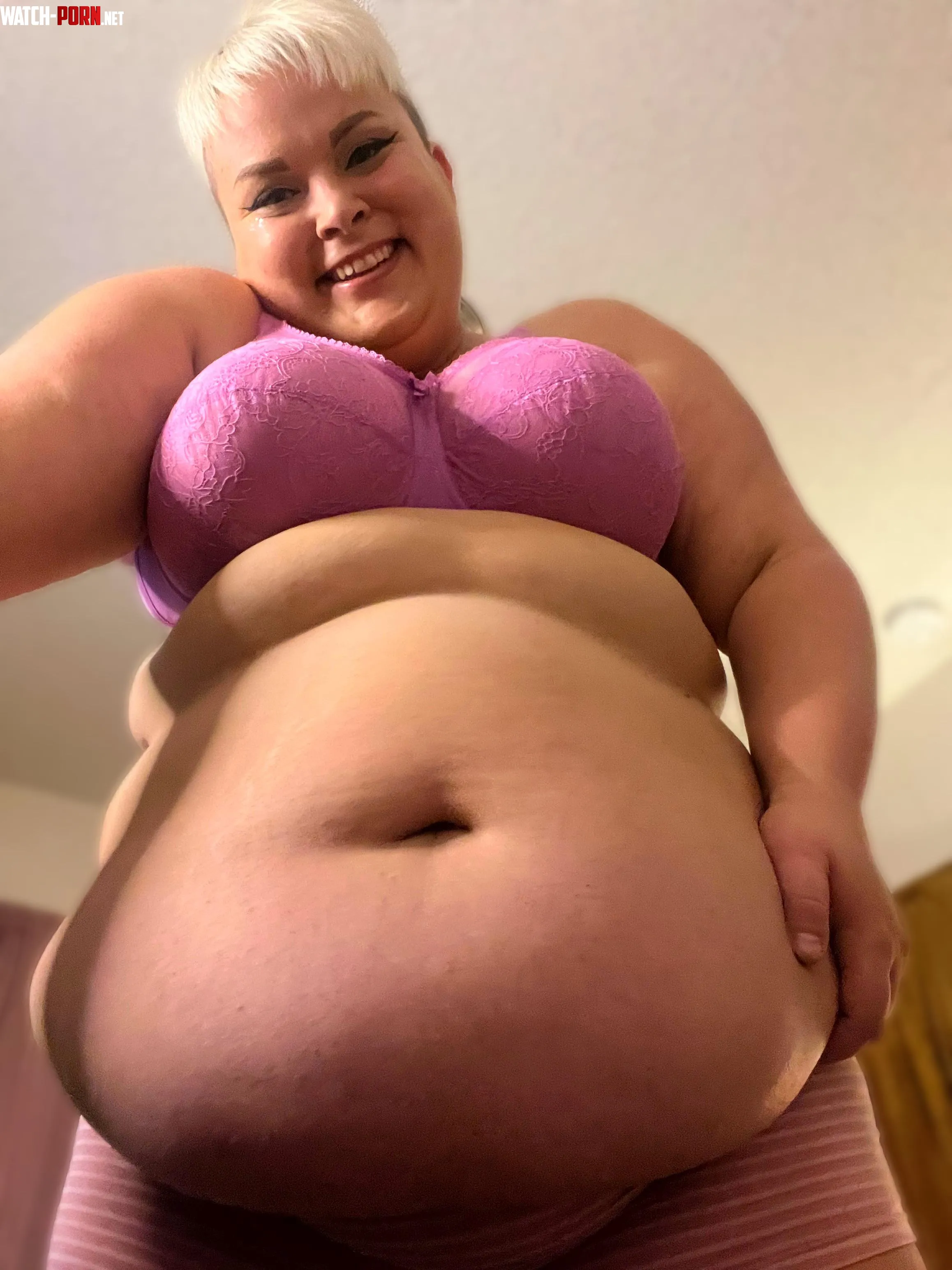 Perfect position for you to get on your knees and worship   by Chubby_Lovey24