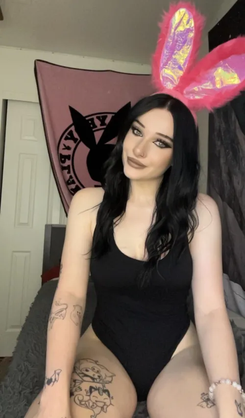 Thumbnail Goth Bunny Seeking You: KaleidoscopeFast7797's SexyButNotPorn Tale