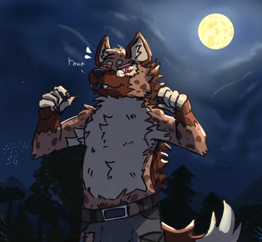 Thumbnail Encounter with a Wild Werehyena | Furry Article by Zakopane_