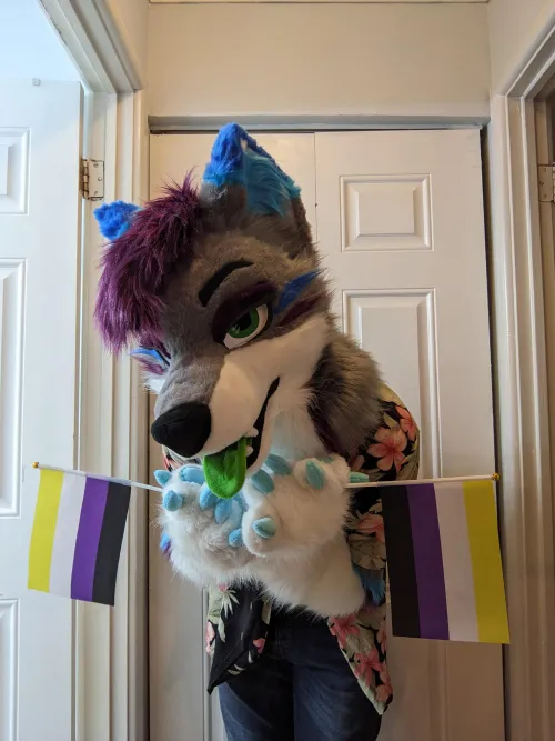 Thumbnail Happy Fursuit Friday & National Coming Out Day by Ezzanel