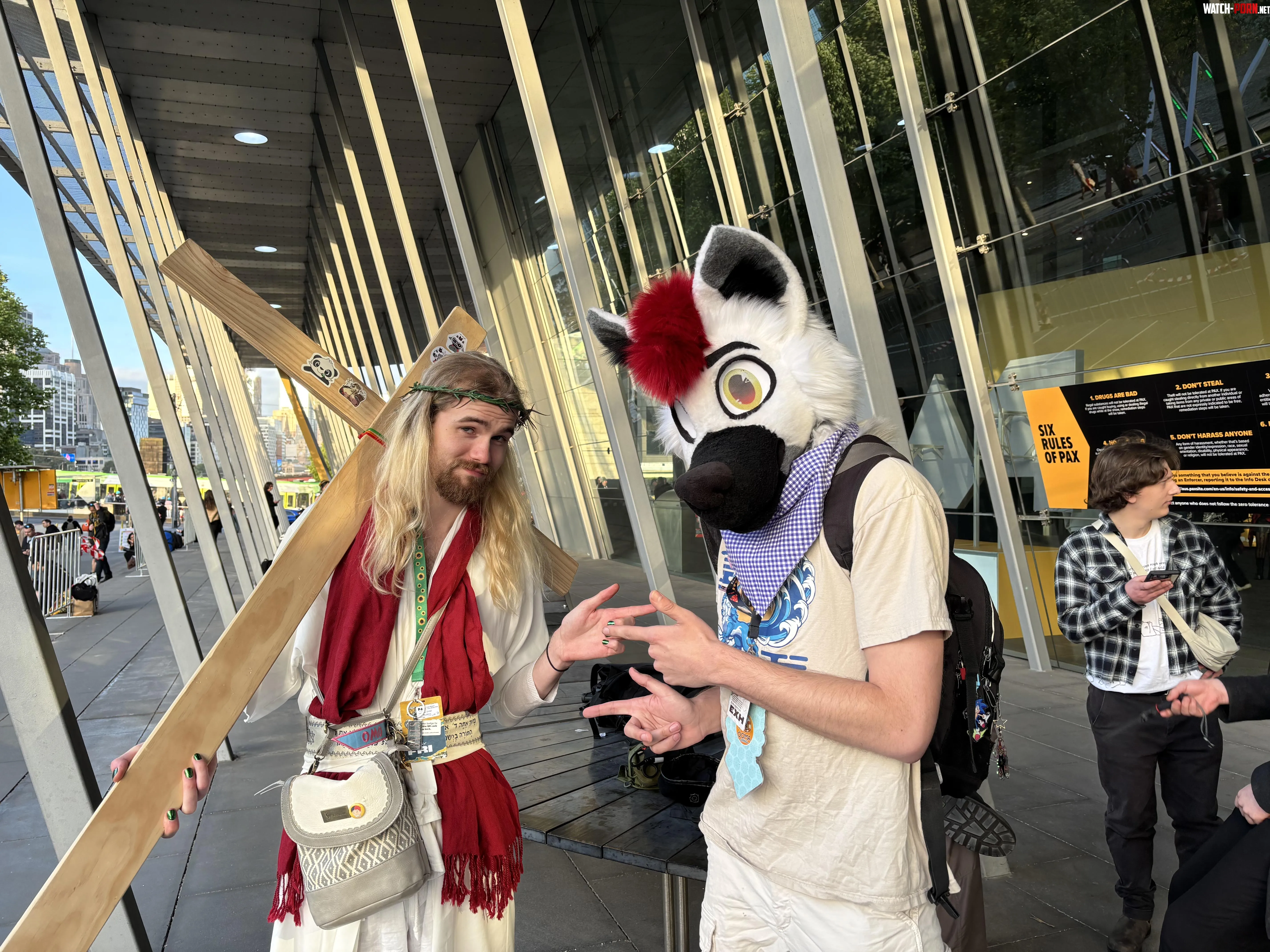 Explain this Atheists Happy Fursuit Friday by nbtm_sh