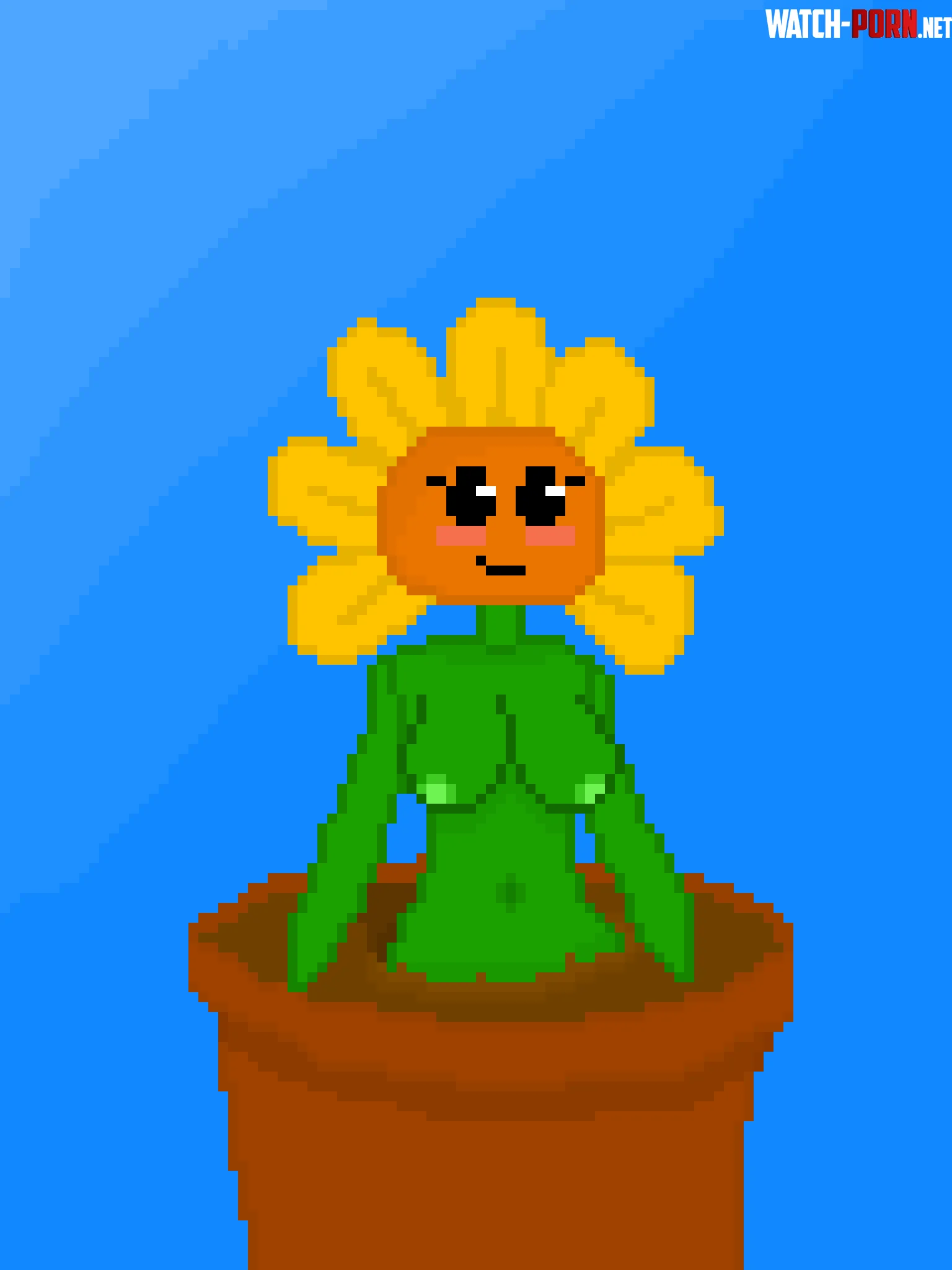 PvZ Sunflower by me by MrEgg694