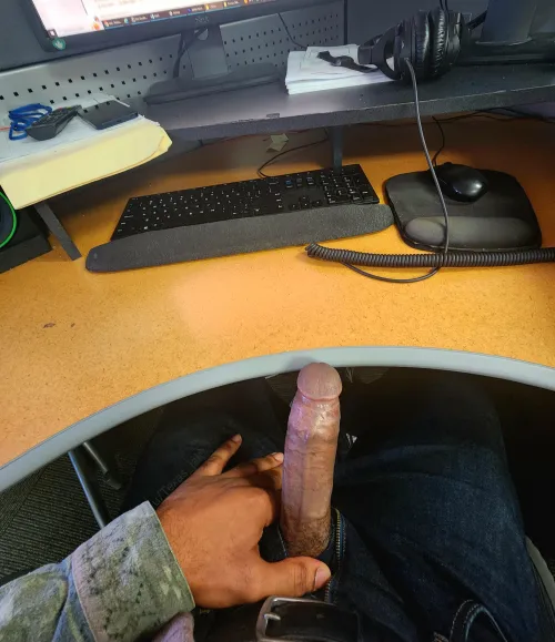 Thumbnail Caught: Cock Out at Work | Penis Category