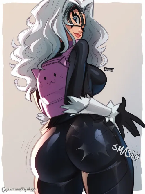 Thumbnail Black Cat Marvel by Bazaarthrone - Unraveling the Character