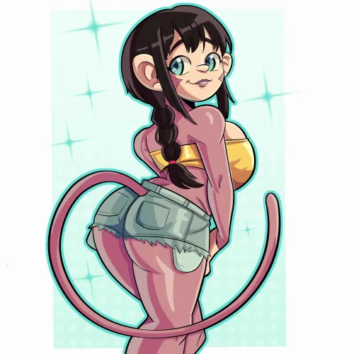 Thumbnail Unveiling OC Monkey Rosie's Art by rodolfoslime