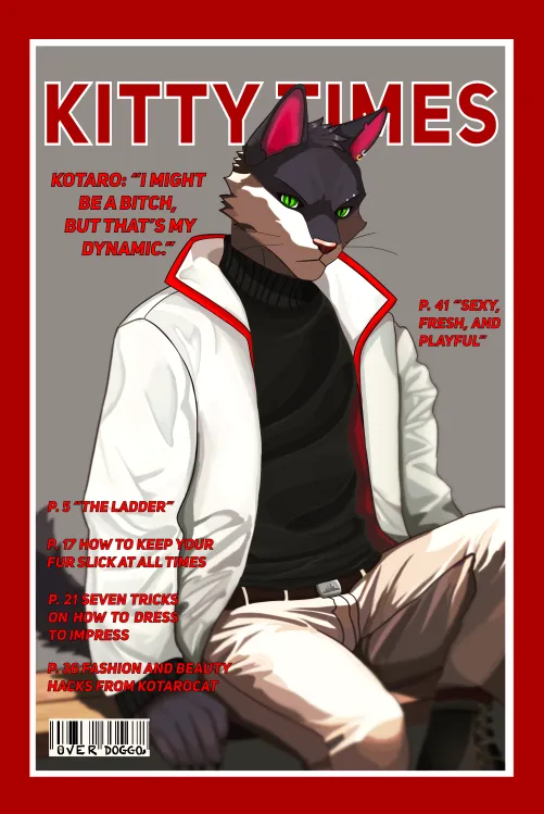 Thumbnail over_doggo: Fashion Magazine Cover with a Twist - Discover Art by Overdoggo!