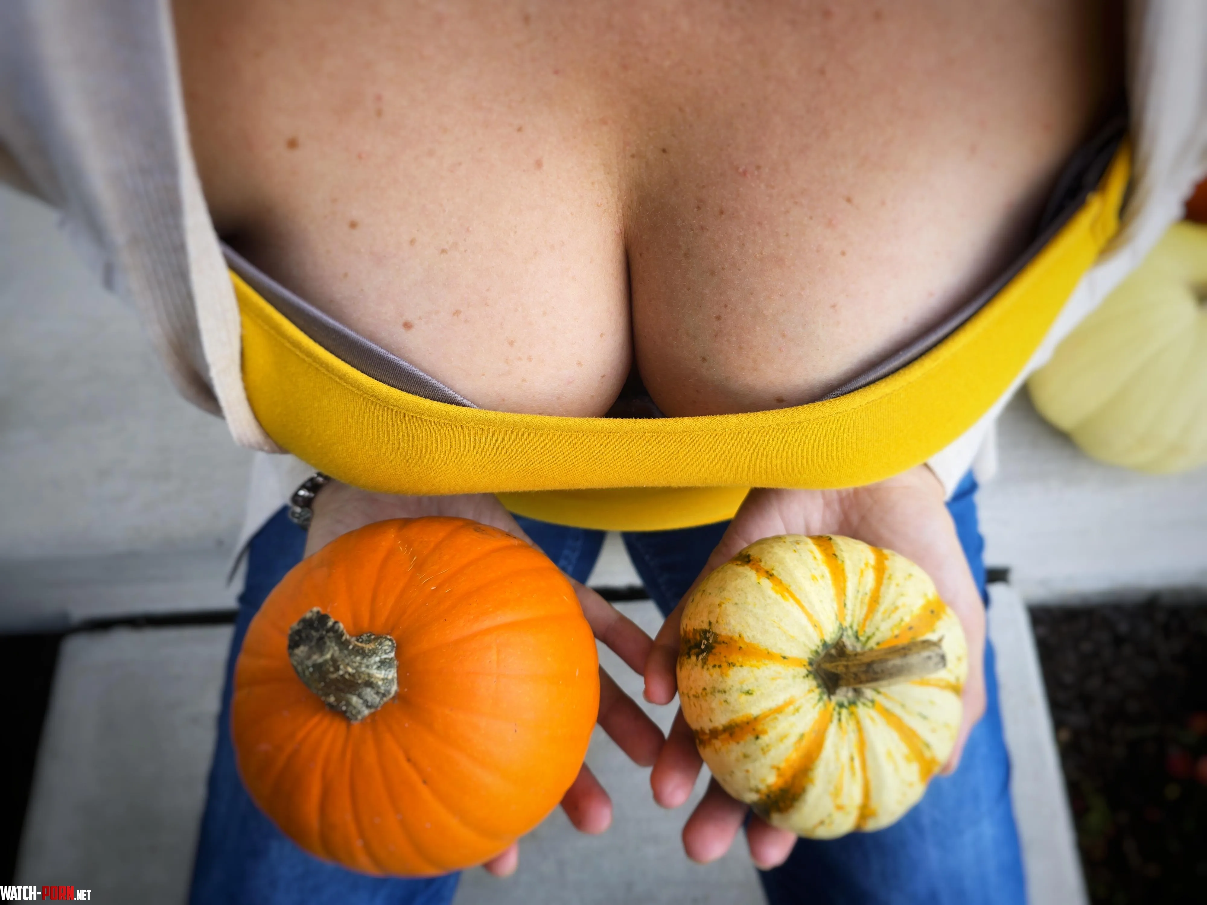 Are you staring at my pumpkins by BriannaSnowOF