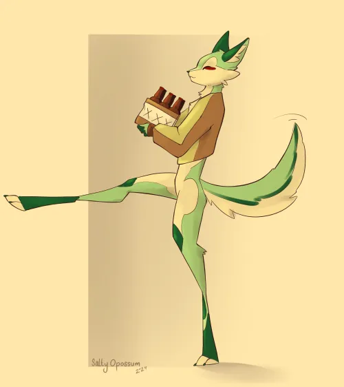 Thumbnail Furry Beer Run Art by _salty_opossum_ - Dive In!