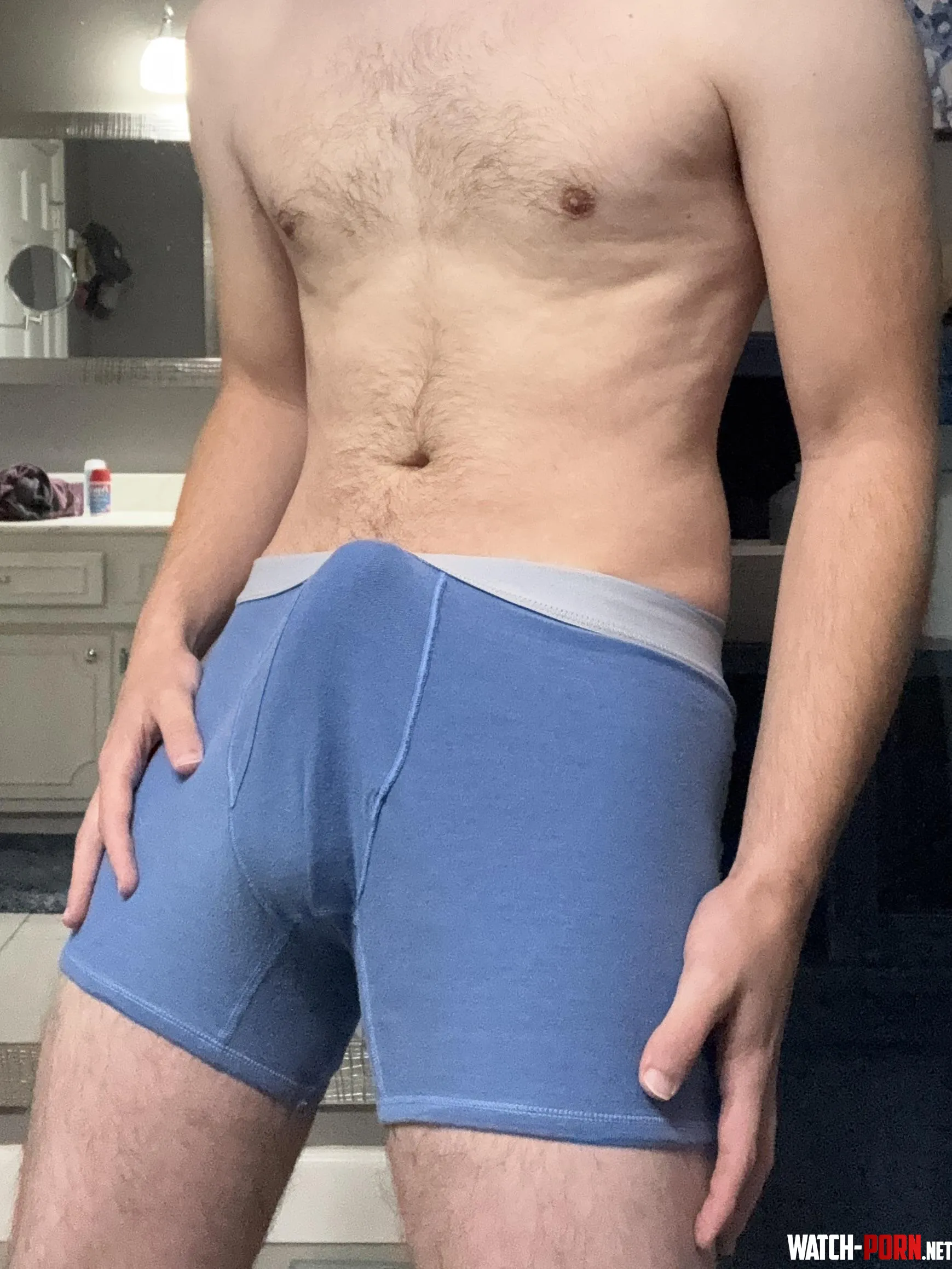 Blue really brings out the bulge by JustinKing2024