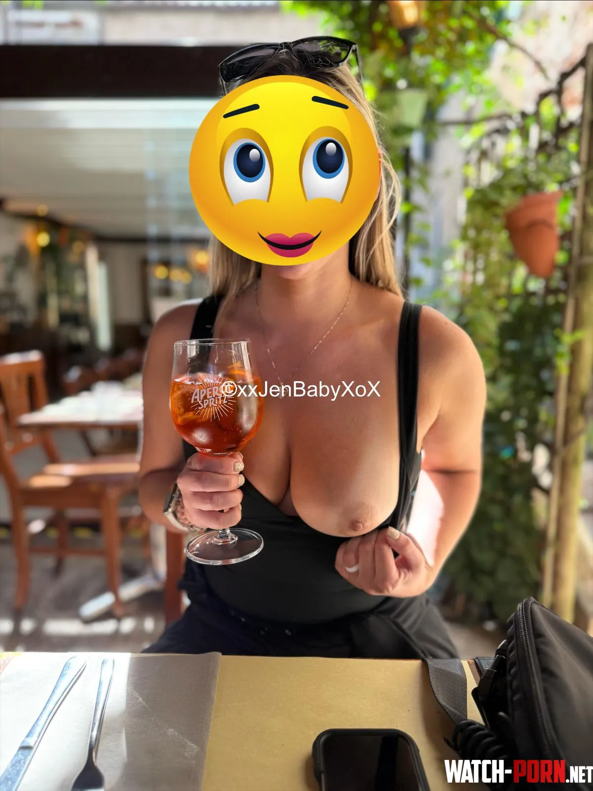 Spritz and a tit  by xxJenBabyXoX