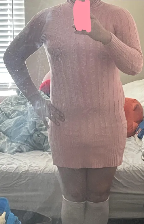 Thumbnail Old Pic of a Cute Pink Dress by Katie-thefemboy | Nostalgic Femboy Glam