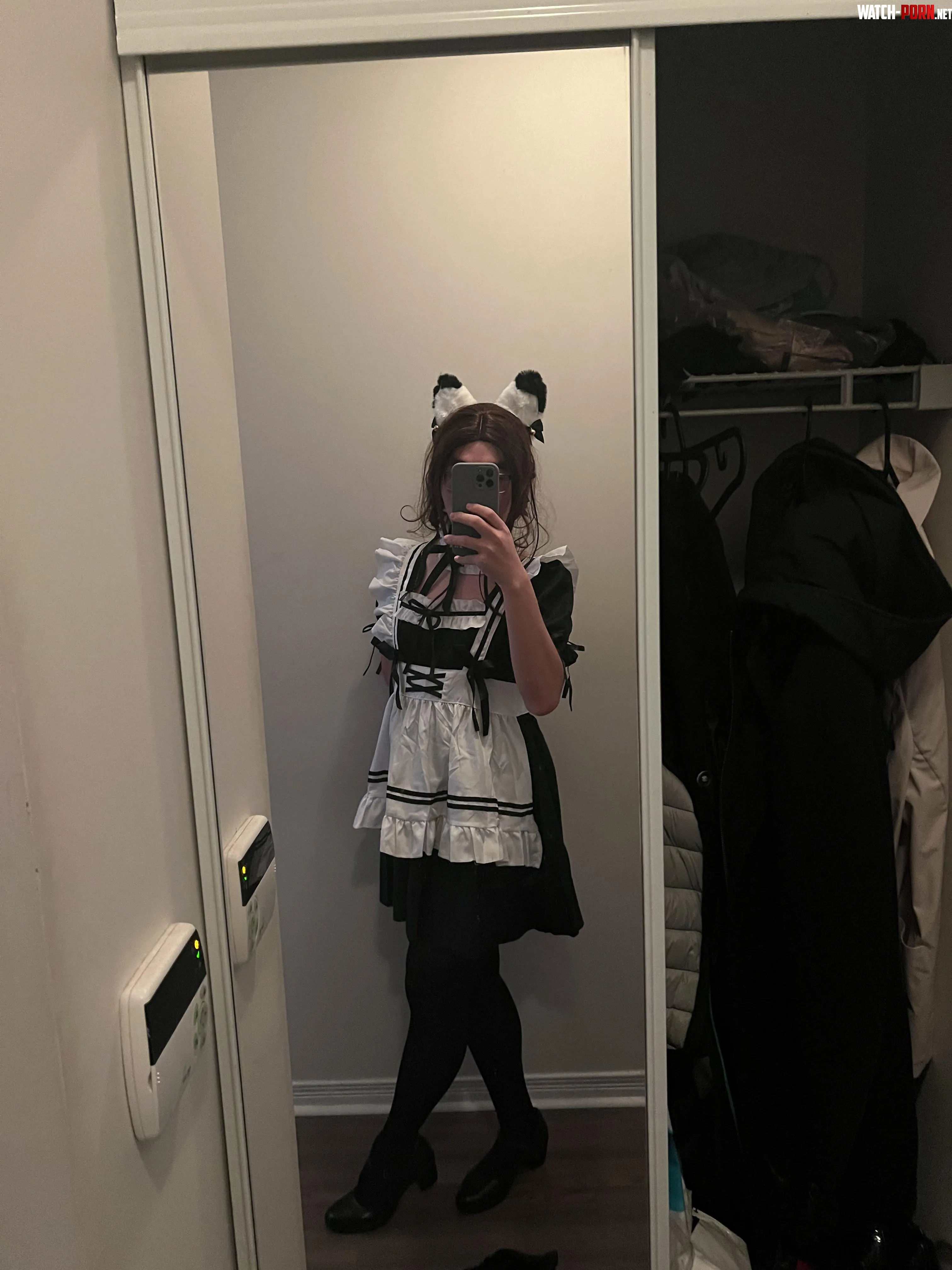 First time trying maid outfit 3 by Suspicious_Jacket990