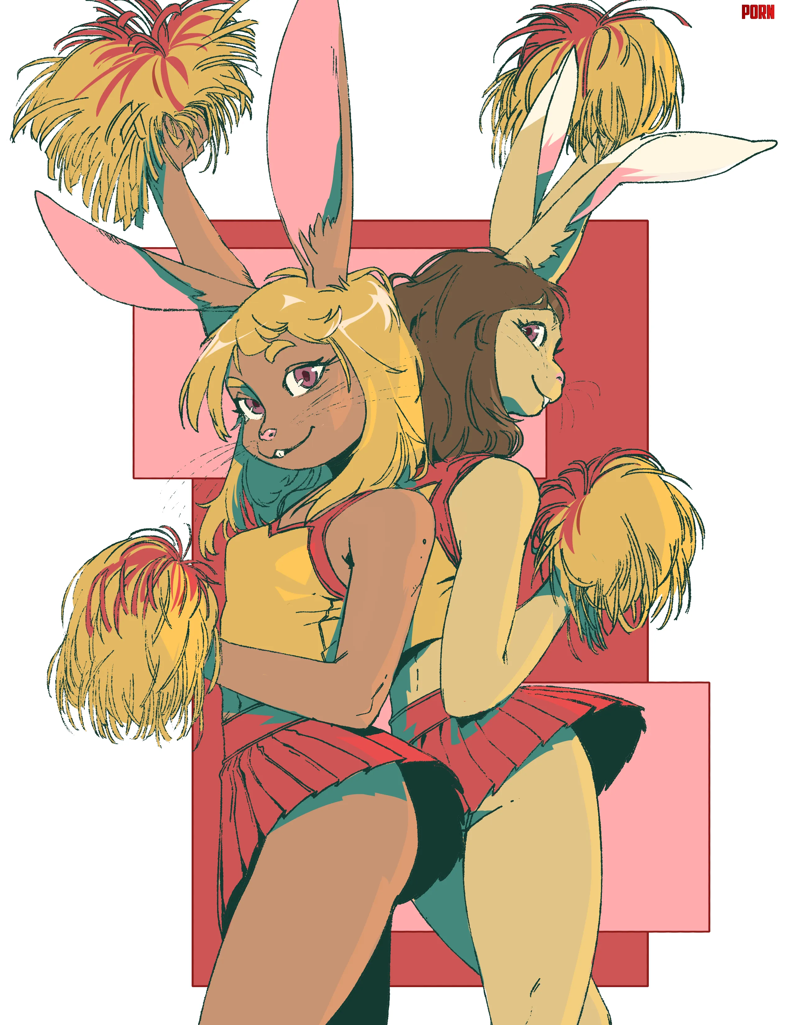 Cheer buns  by NonNewtonianNala