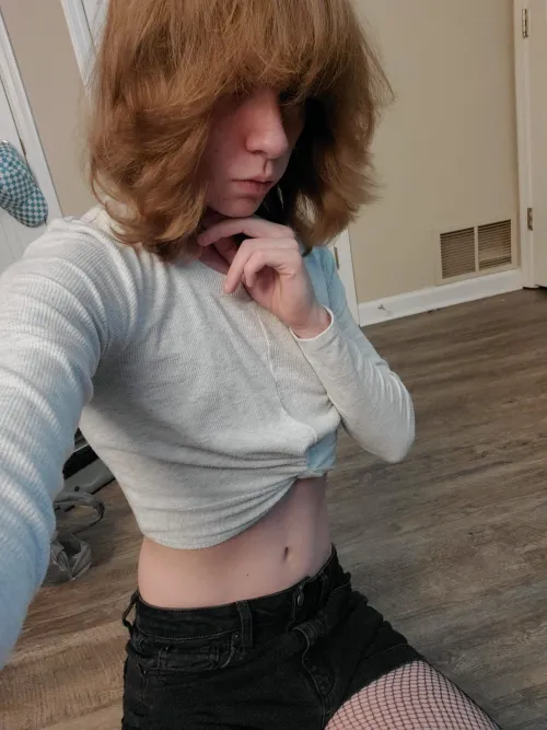 Thumbnail Cute Pic - Feeling Down but Adorable - femboy by TheVoxBox04