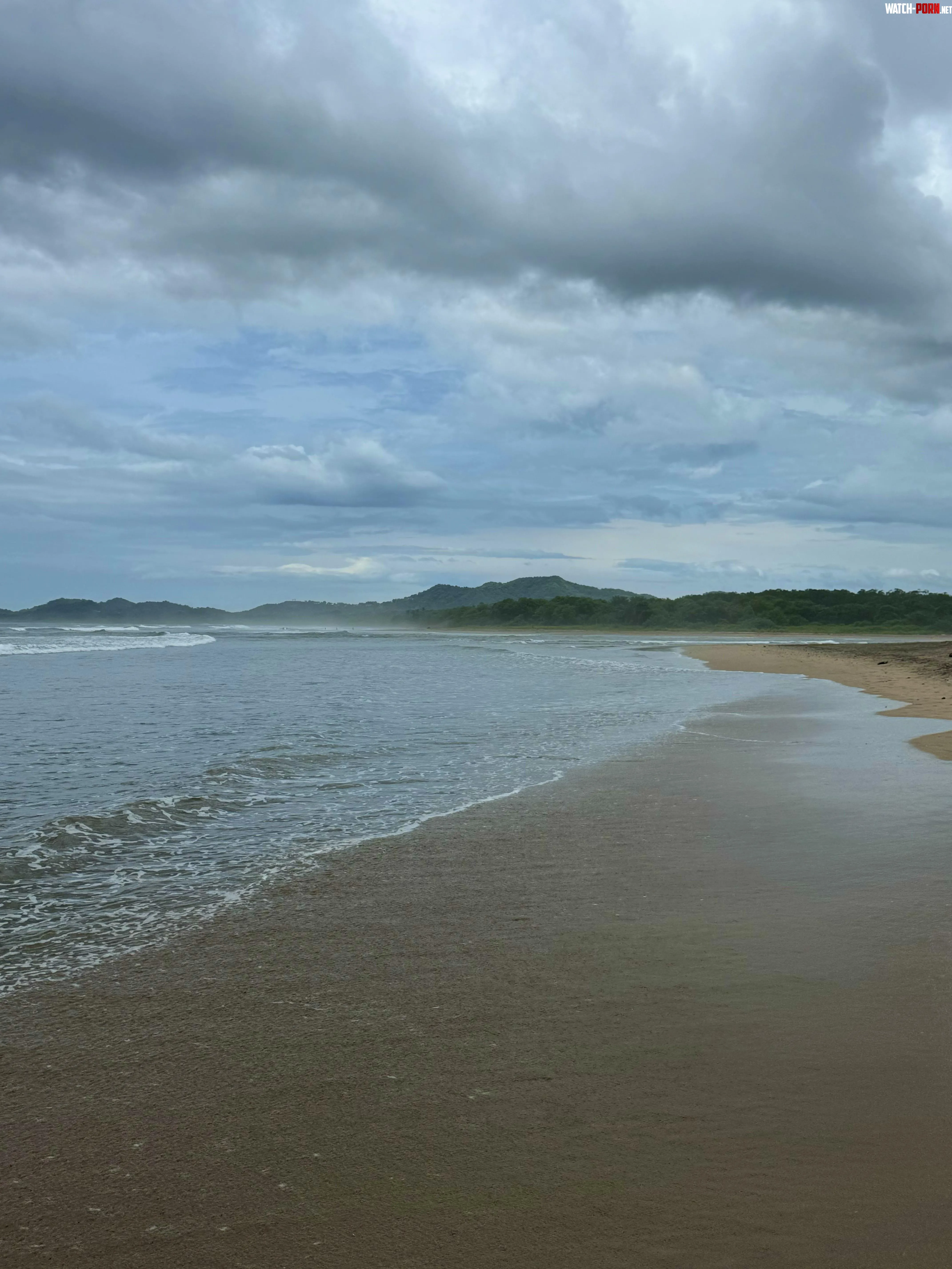 Mist rolling off the mountains in the distance Playa Grande Costa Rica  October 2024 by m32020