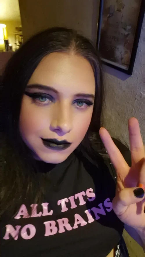 Thumbnail MicaMelody Embraces the Goth Aesthetic in the femboy Category