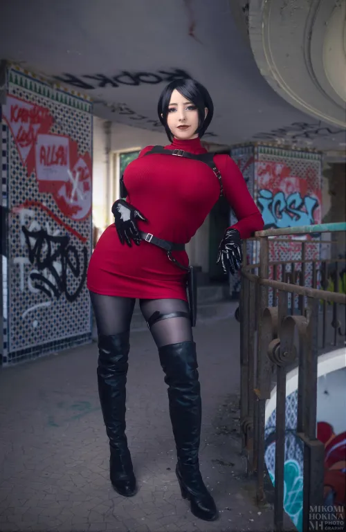 Thumbnail Ada Wong Resident Evil Cosplay by Mikomi Hokina in NSFWCostumes