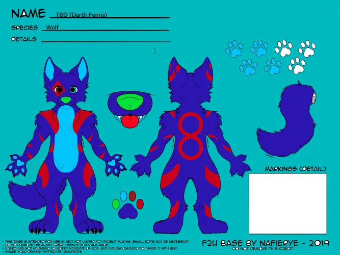 Thumbnail First Ref Sheet by NAFIERYE: The LEGO FURRY Experience