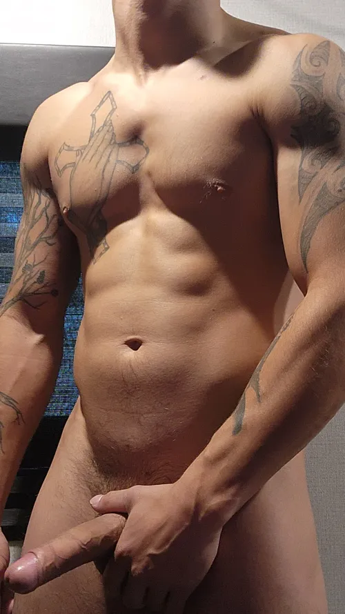 Thumbnail Thick Cock Pleasure: Hot Guys with Tattoos Share