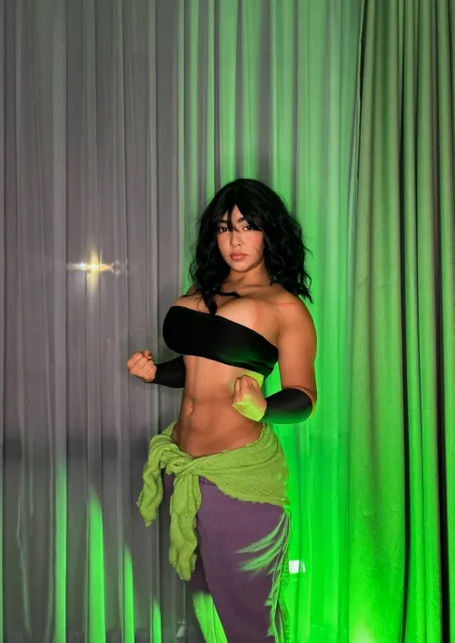 Thumbnail Cosplay Transformation: 'Broly From Dragon Ball Z By Jade Miura' by ForeverHot1596