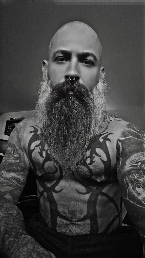 Thumbnail Some Black and White - Hot Guys with Tattoos by pittviking