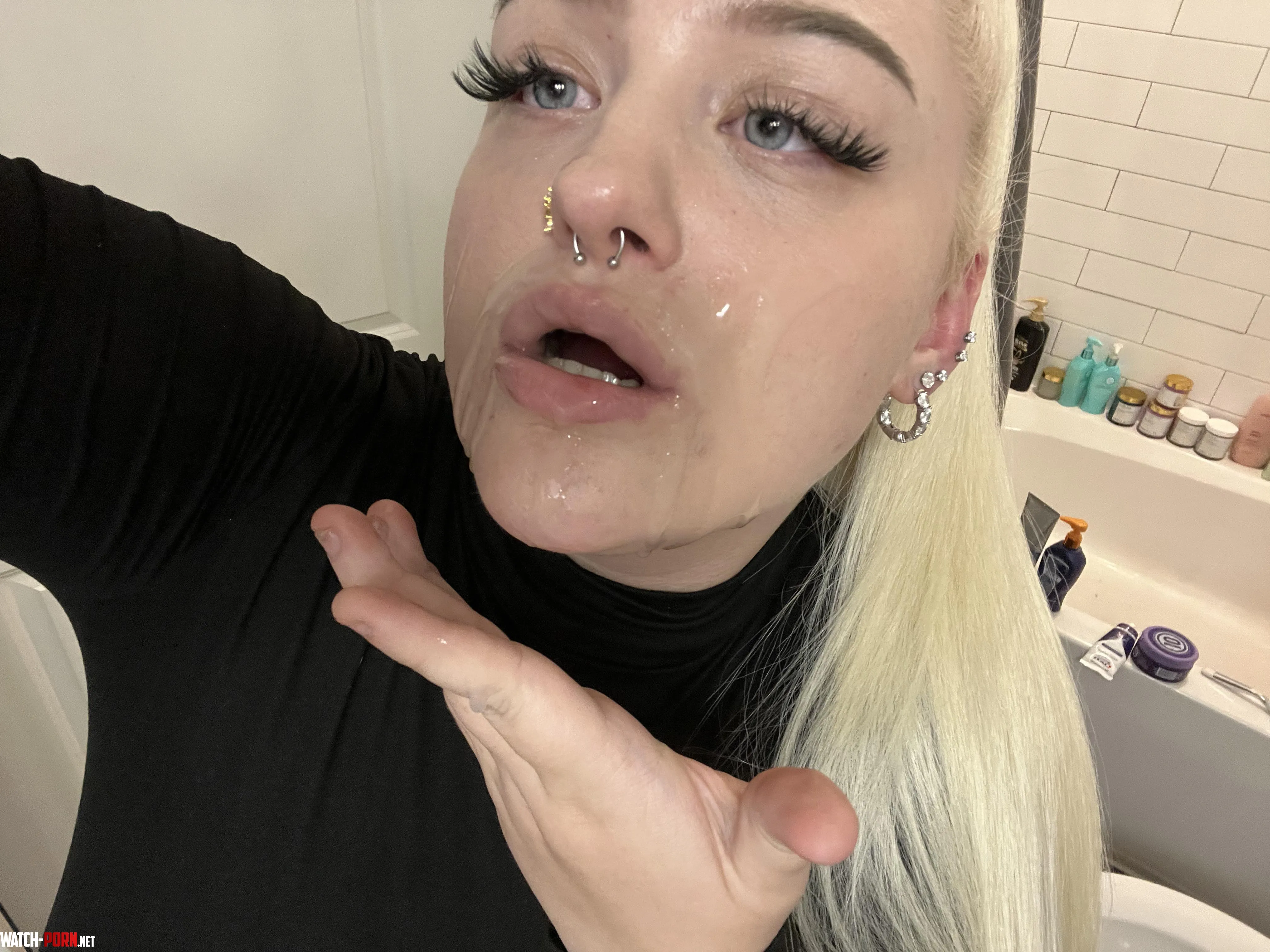 I didnt know youd be that mad about me letting him cum on my face Ill let him cum inside me next time if that makes it better  by Casscakess