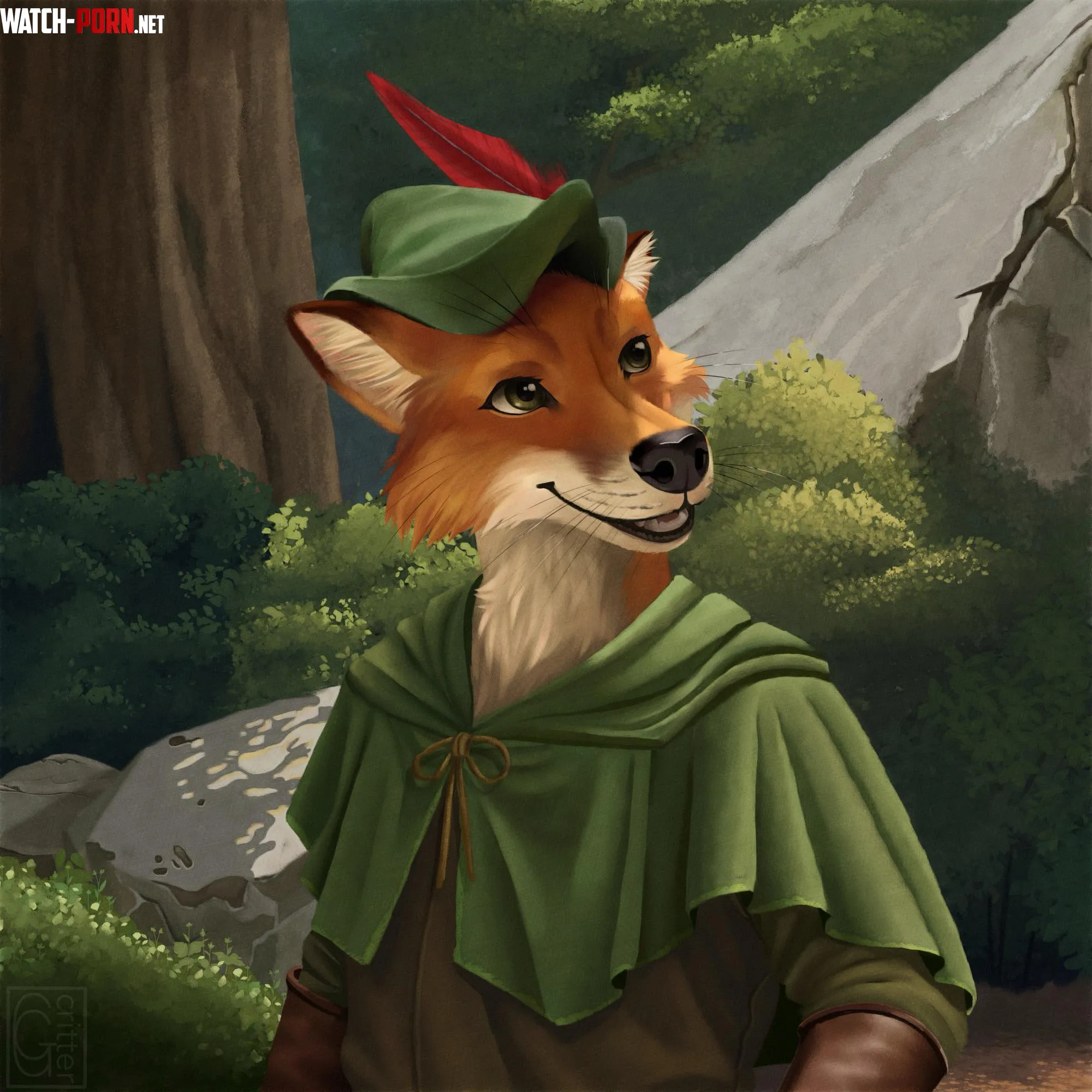 Robin Hood Found a screenshot of the movie and thought it would be fun to recreate it in my style art by me by cgcritter