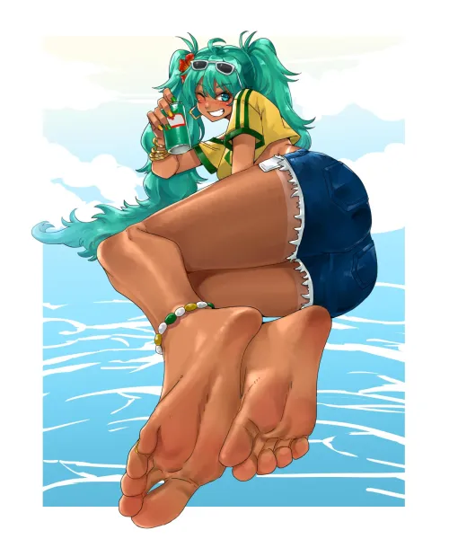 Thumbnail Feet Fantasy: Brazilian Miku EijiERJ Vocaloid by RoyalBig6392