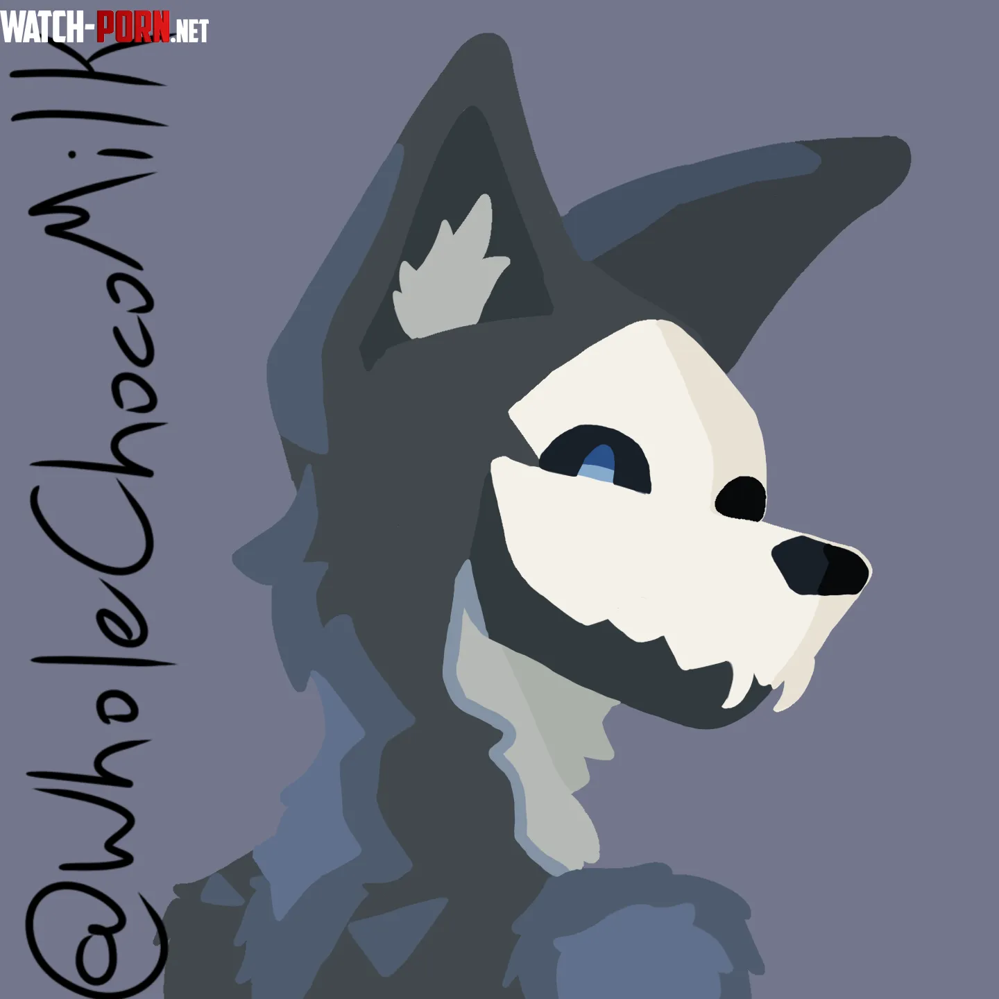 Skull Dog for the Spooky Season art by  Me by 26w1