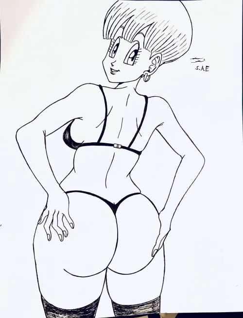 Thumbnail Appreciating Art: Analyzing Bulma's Booty Drawing by ArtsForever