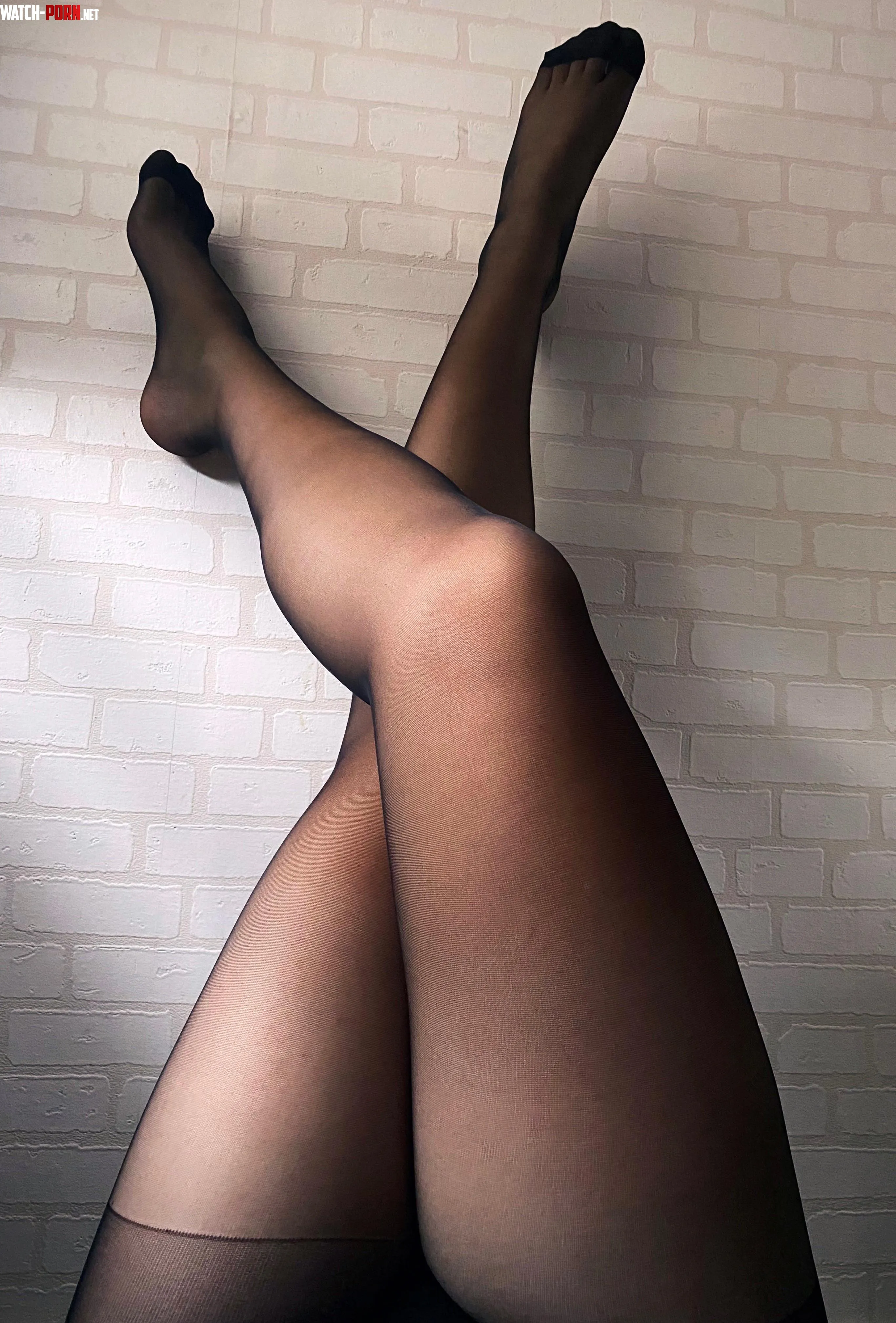 Simple black pantyhose  by somewhore_